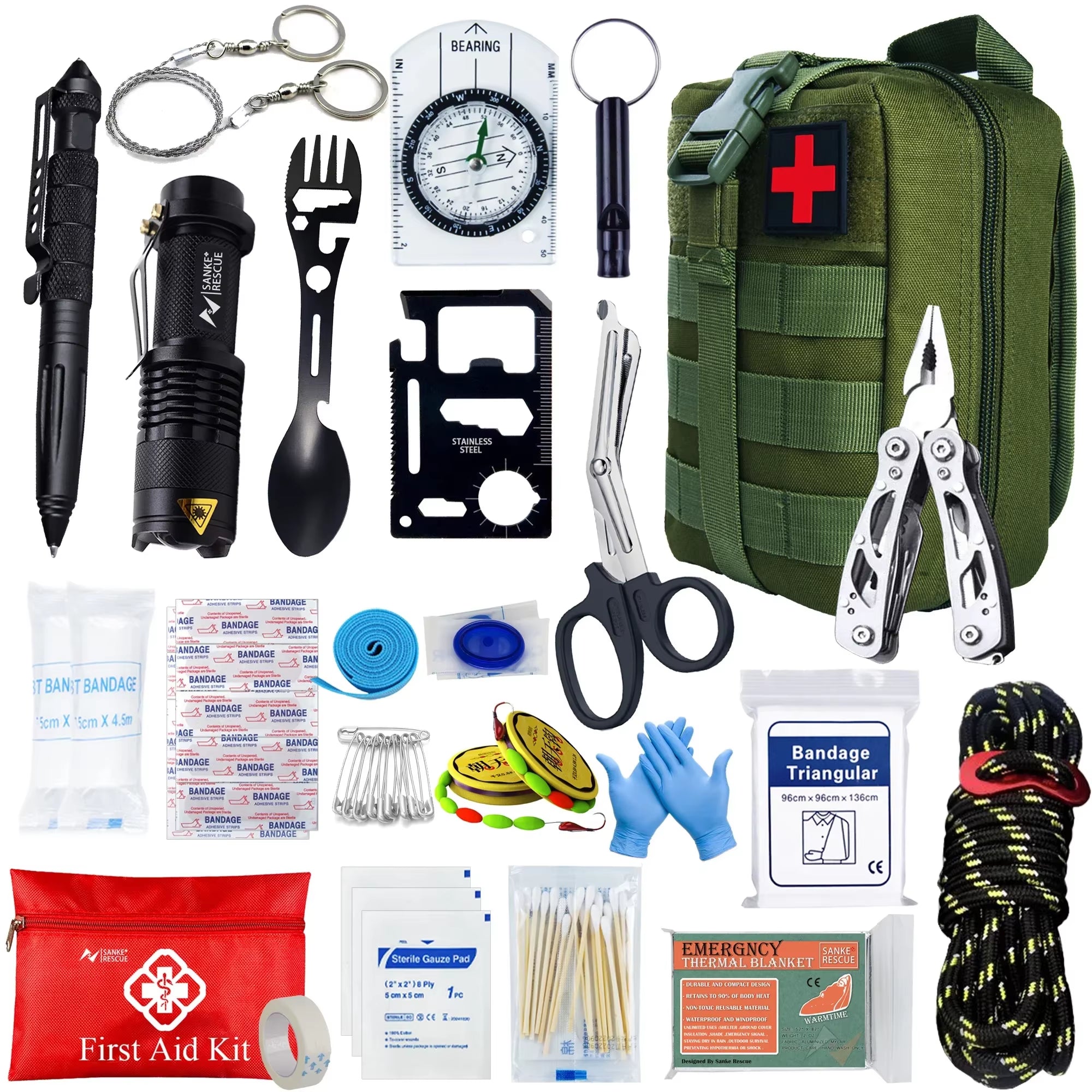 Kit supervivencia emergencia 