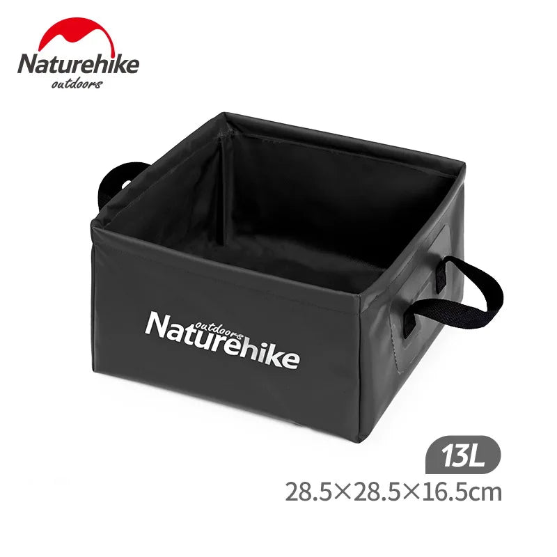 Cubo plegable para camping