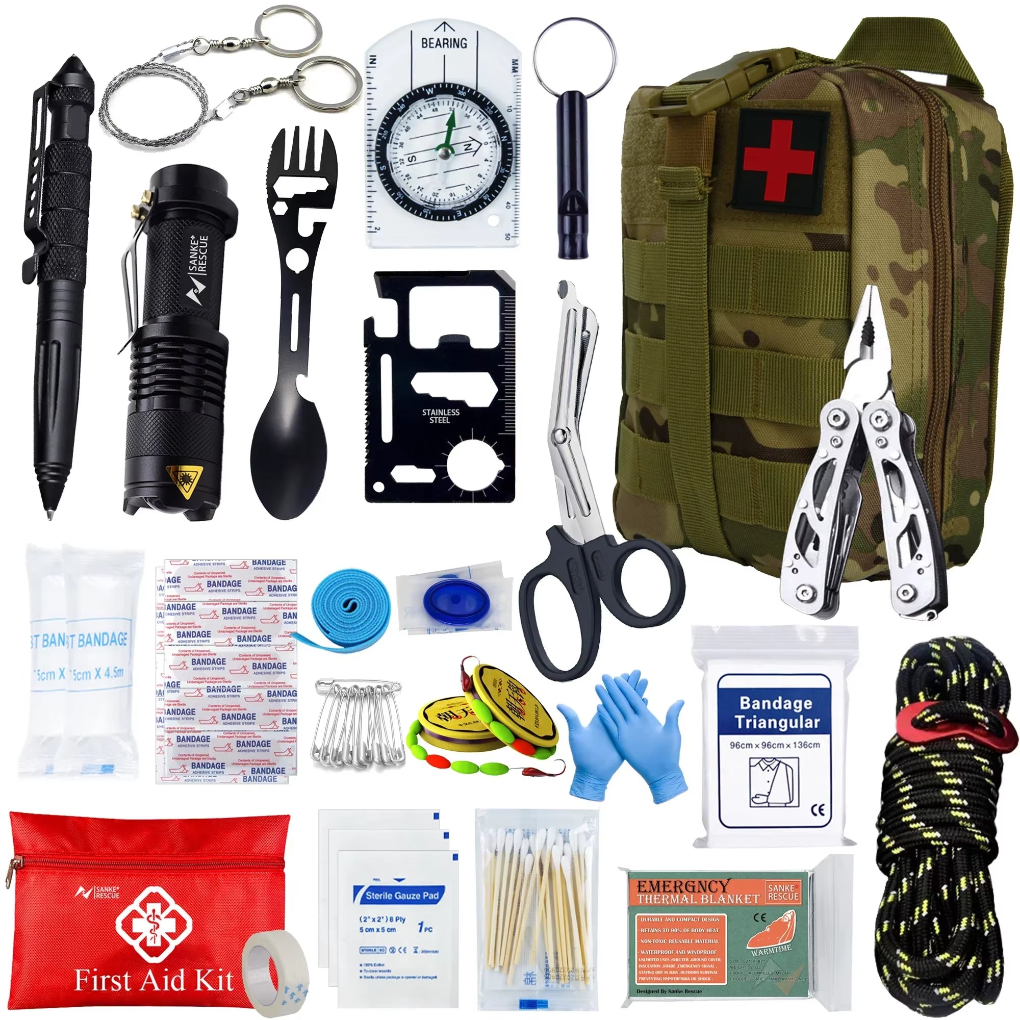 Kit supervivencia emergencia 