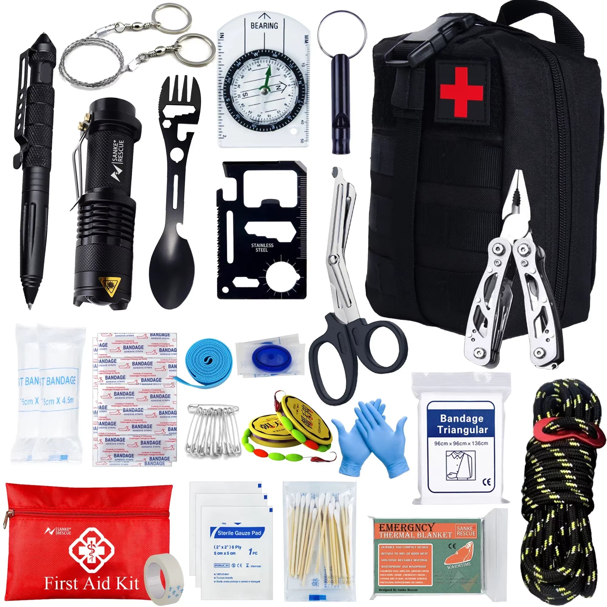 Kit supervivencia emergencia 