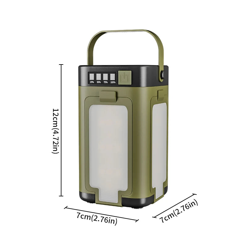 Linterna carga solar usb