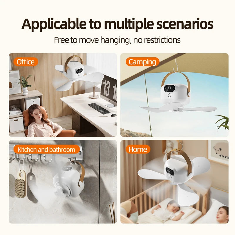 Ventilador portatil recargable