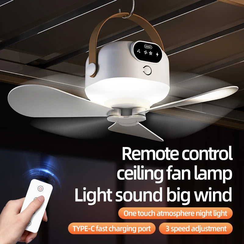 Ventilador portatil recargable