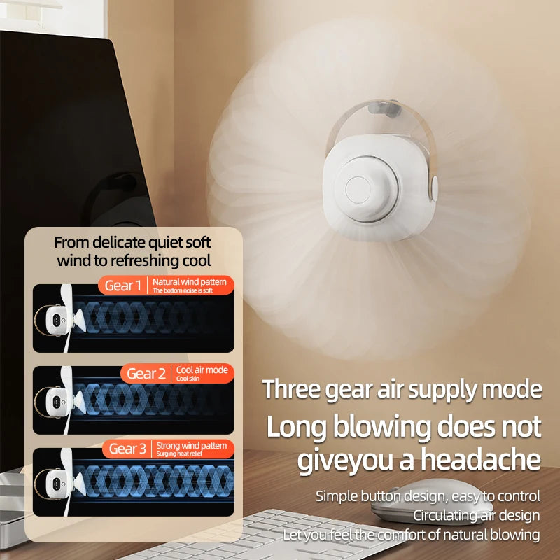 Ventilador portatil recargable