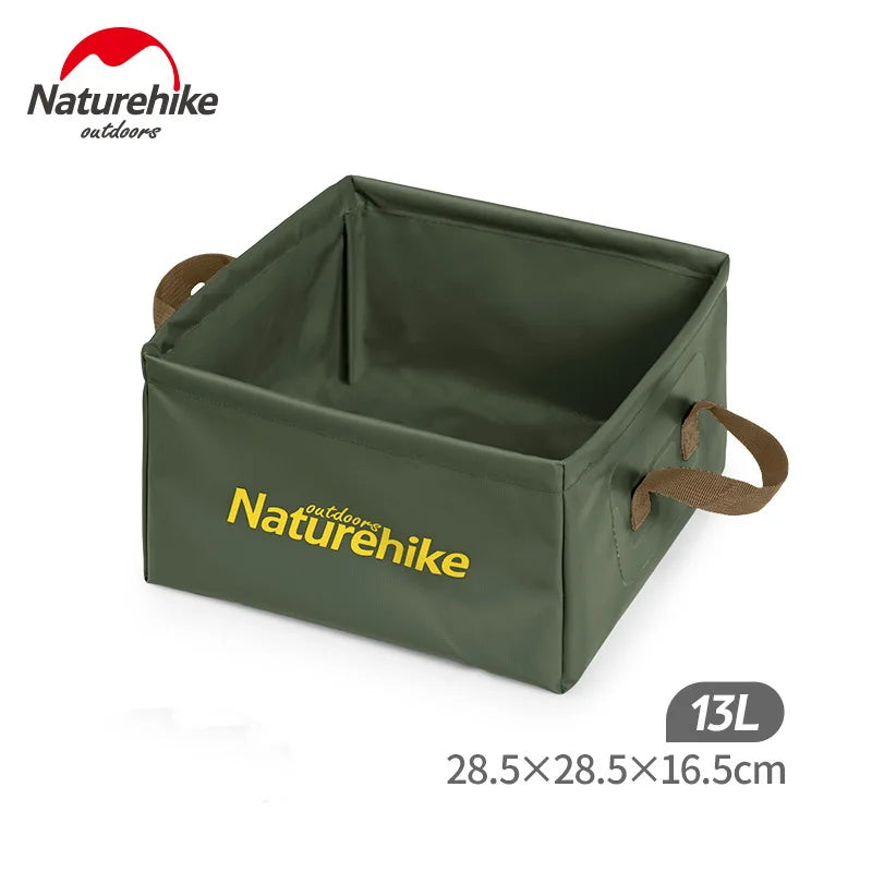 Cubo plegable para camping