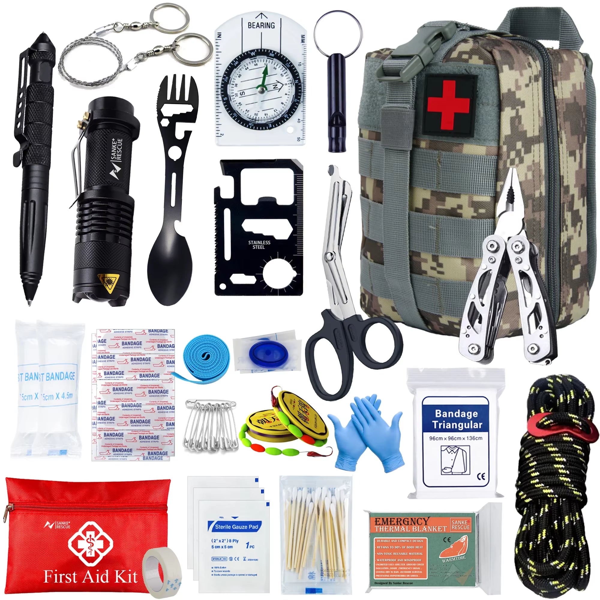 Kit supervivencia emergencia 