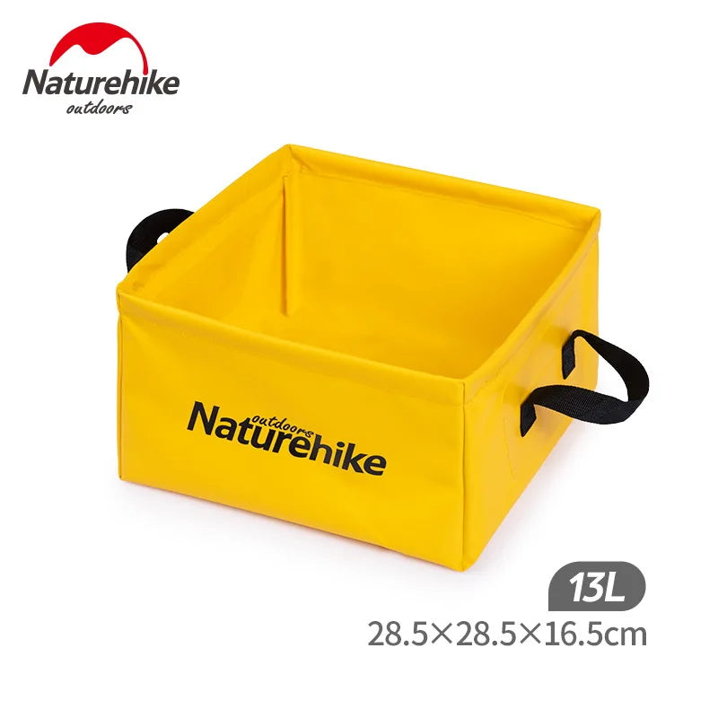 Cubo plegable para camping