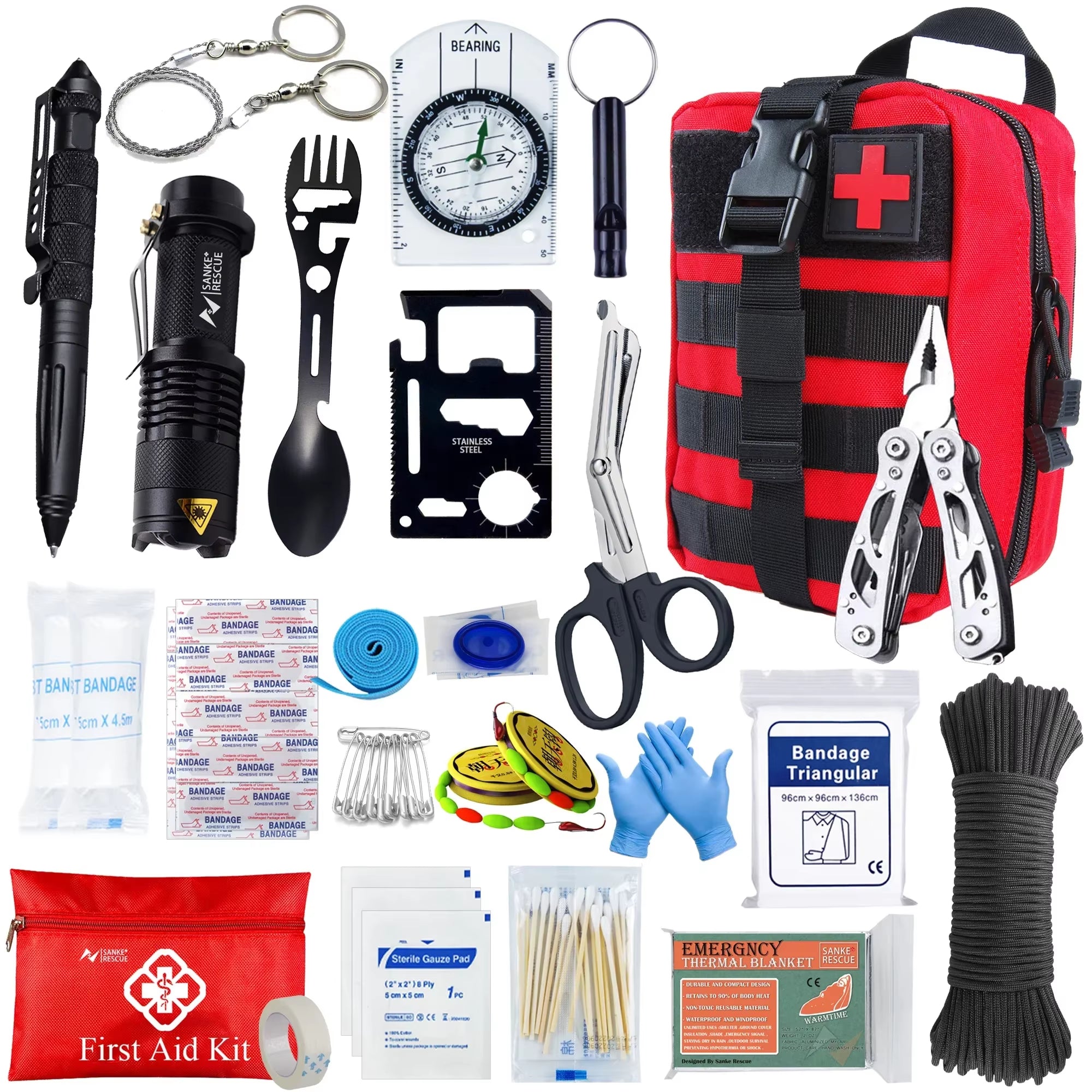 Kit supervivencia emergencia 