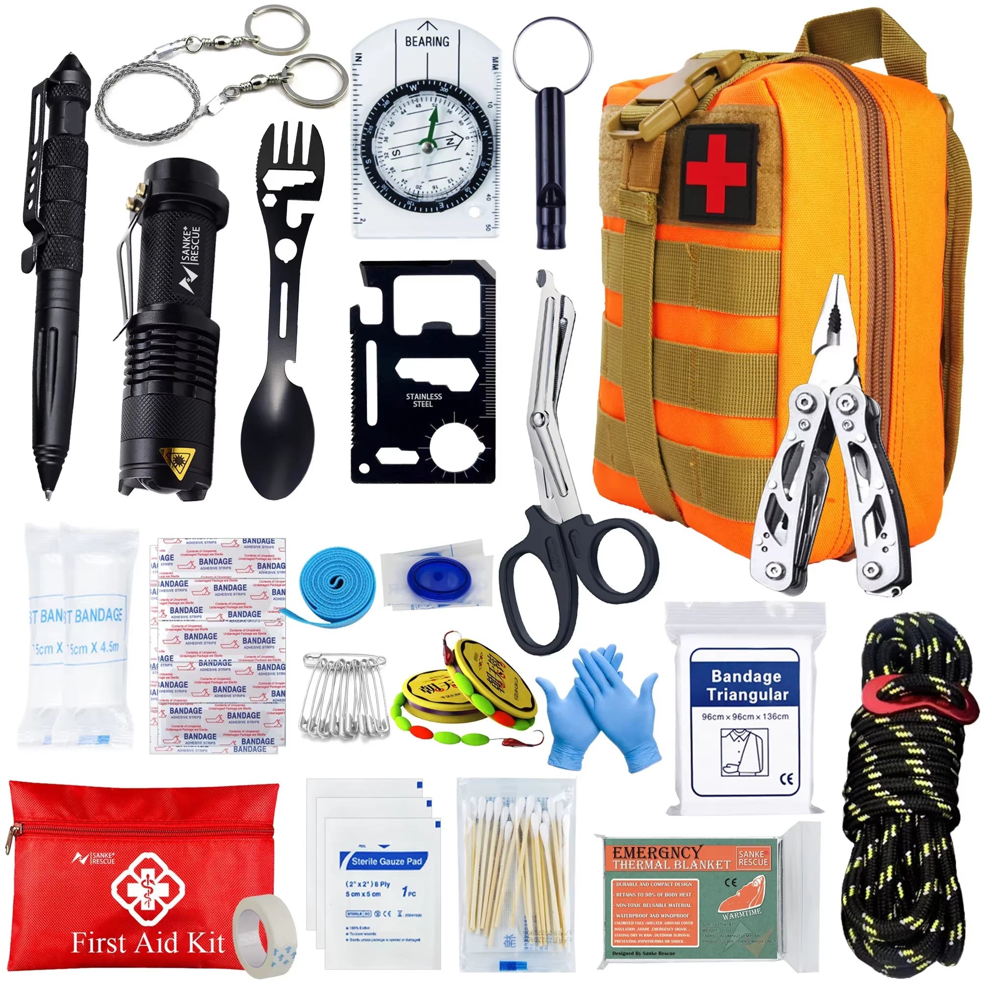 Kit supervivencia emergencia 